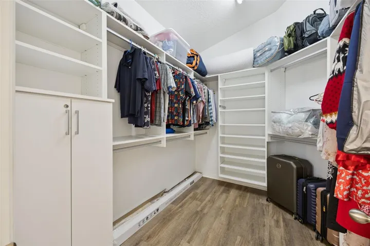 Primary bedroom closet