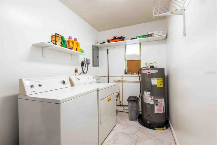 Large laundry room.