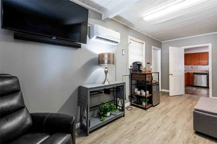 The door on the left is the entrance to the in-law suite.