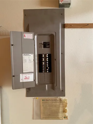 Electrical box in the garage