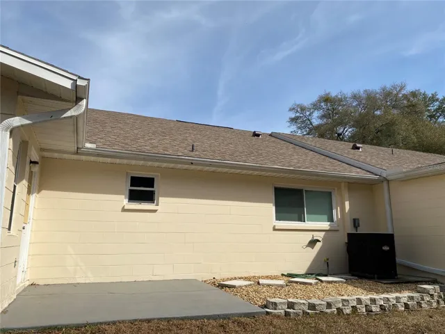 back view patio area