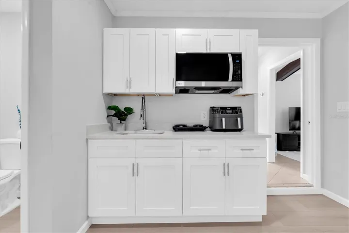In-law suite kitchenette area
