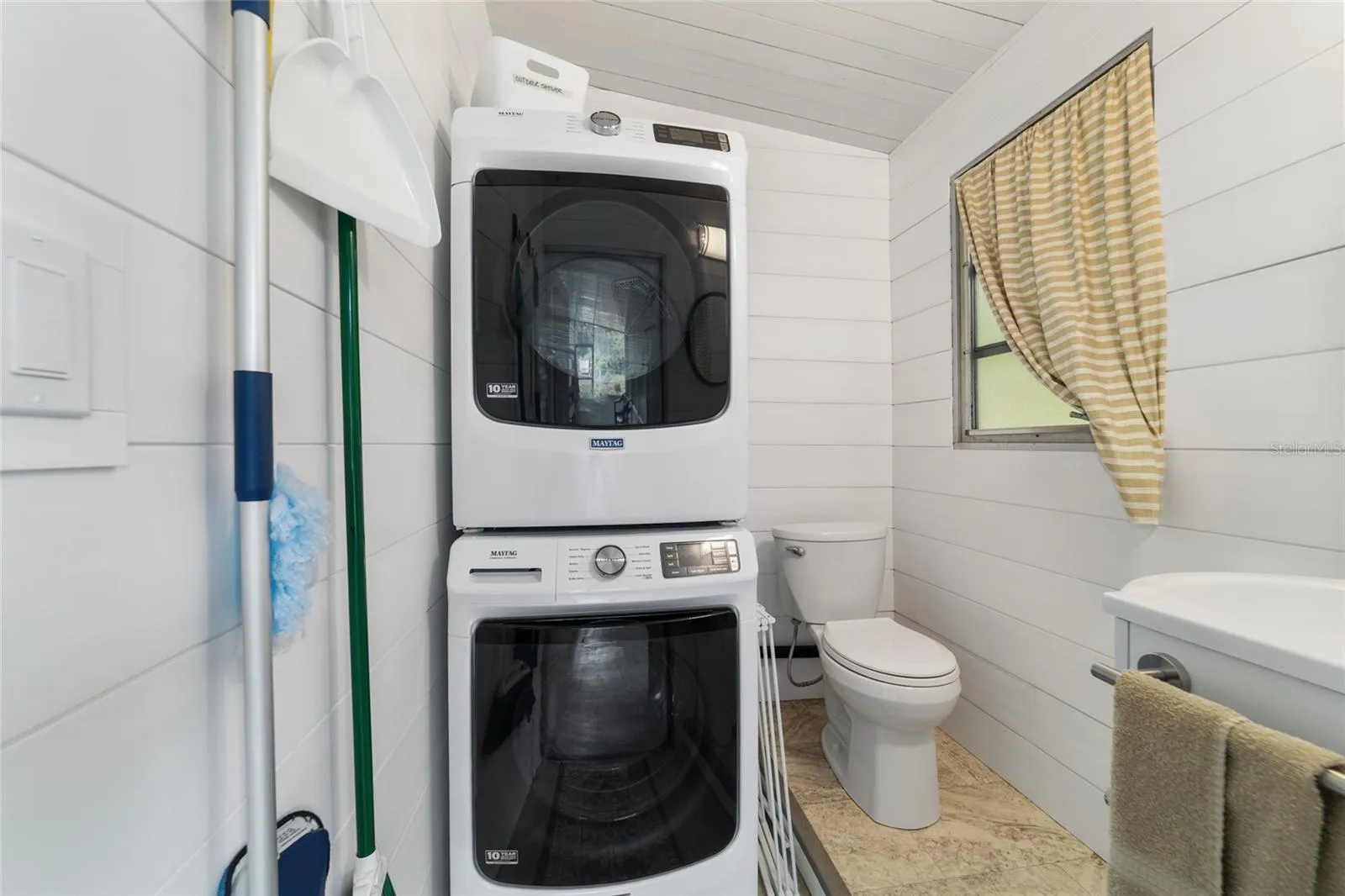 Utility and half bath