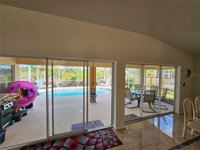 Screened lanai