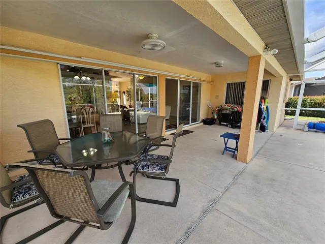Screened lanai