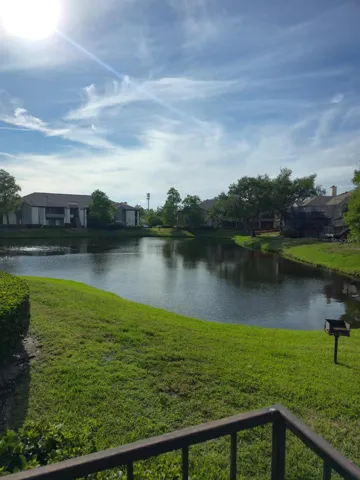 Pond view from front porch