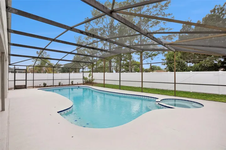 Pool with Screen Enclosure