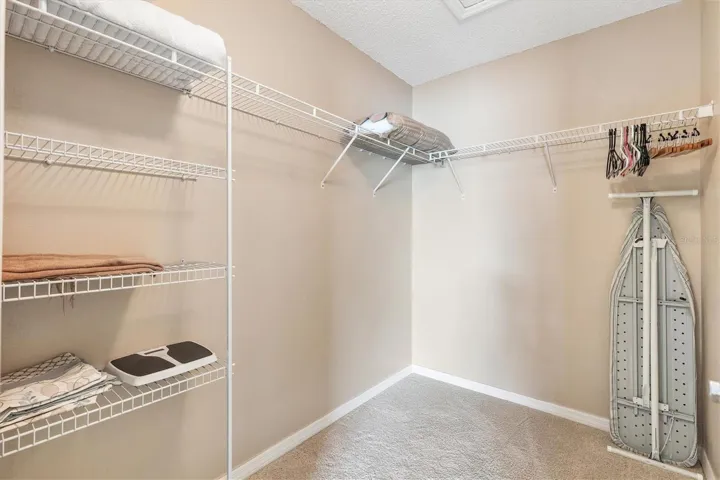 PRIMARY WALK IN CLOSET