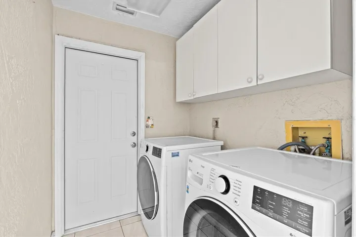 Laundry room with storage
