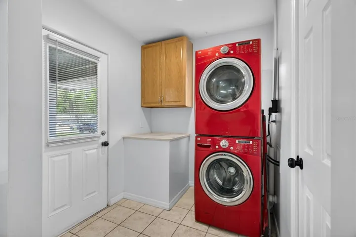 Laundry off kitchen