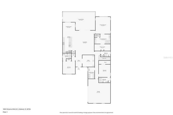 FLOOR PLAN 1ST FLOOR