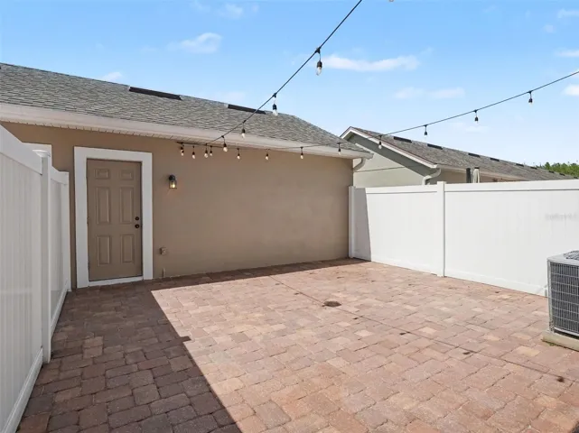 Back Patio to Garage