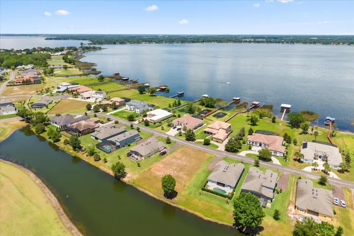 From back (over pond) with Lake Dora in view
