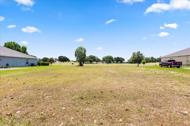 Front center view of lot