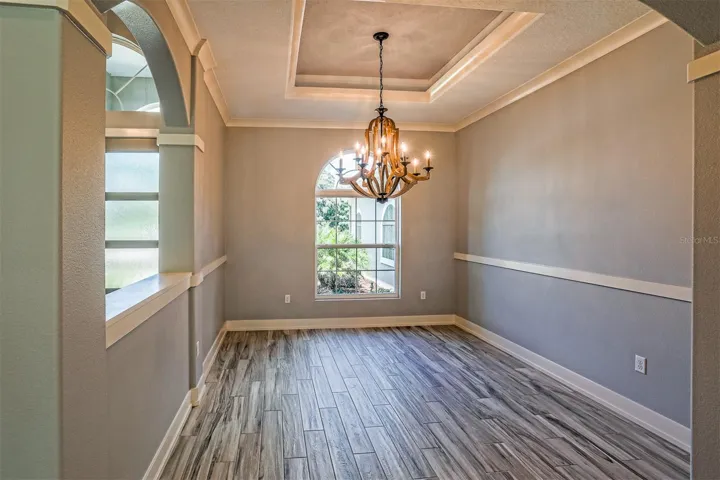 Rendering: to be built dining room