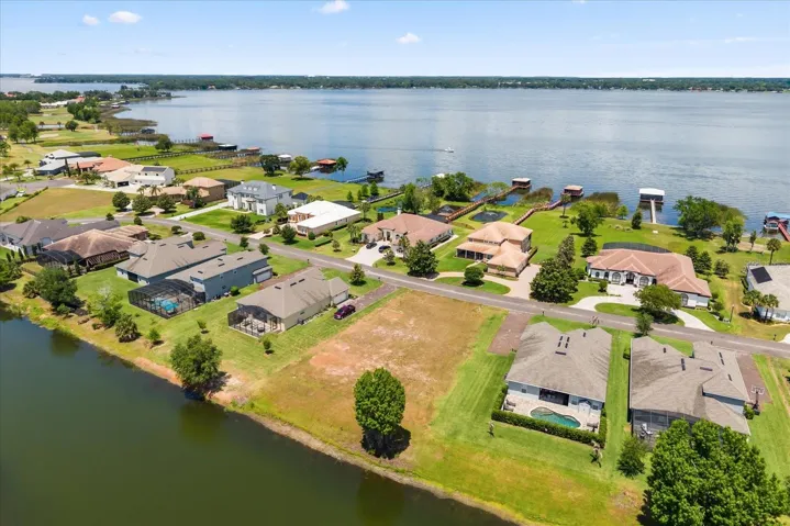 From back (over pond) with Lake Dora in view