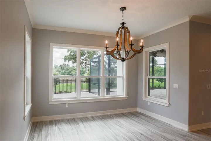 Rendering: to be built breakfast nook
