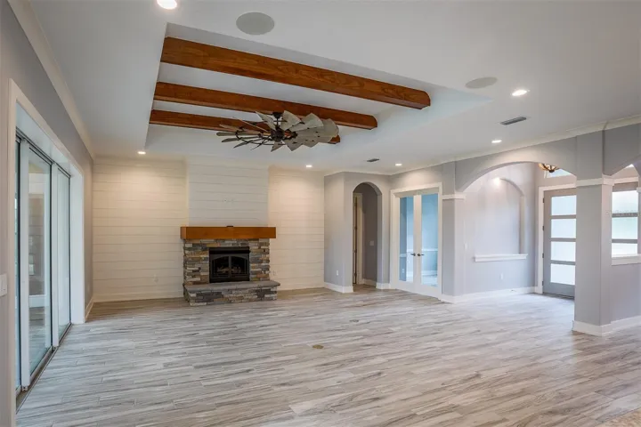 Rendering: to be built living room