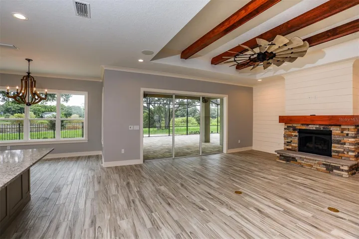 Rendering: to be built great room