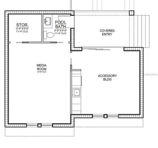 Optional: Accessory Living Space Above Garage