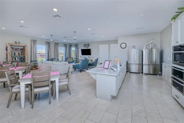 COMMUNITY ROOM AND KITCHEN