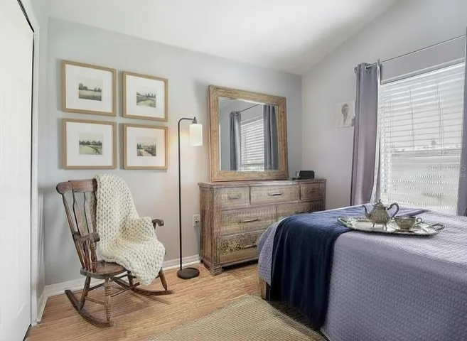 virtually staged photo - One of the secondary bedrooms