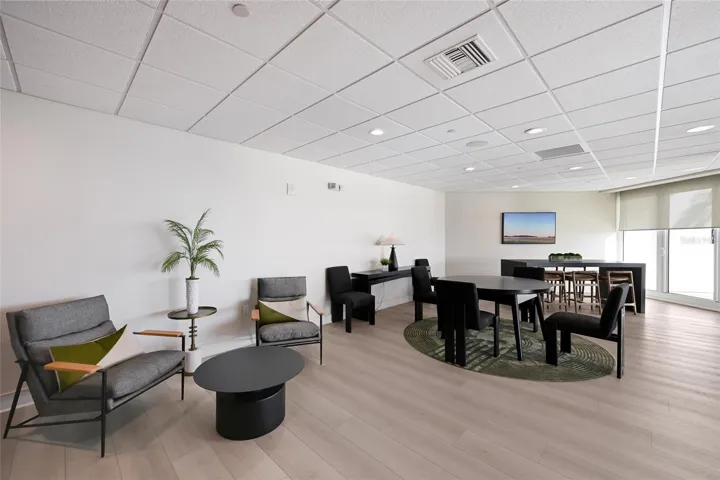 Building 1 meeting room that is accessible to Building 2 residents