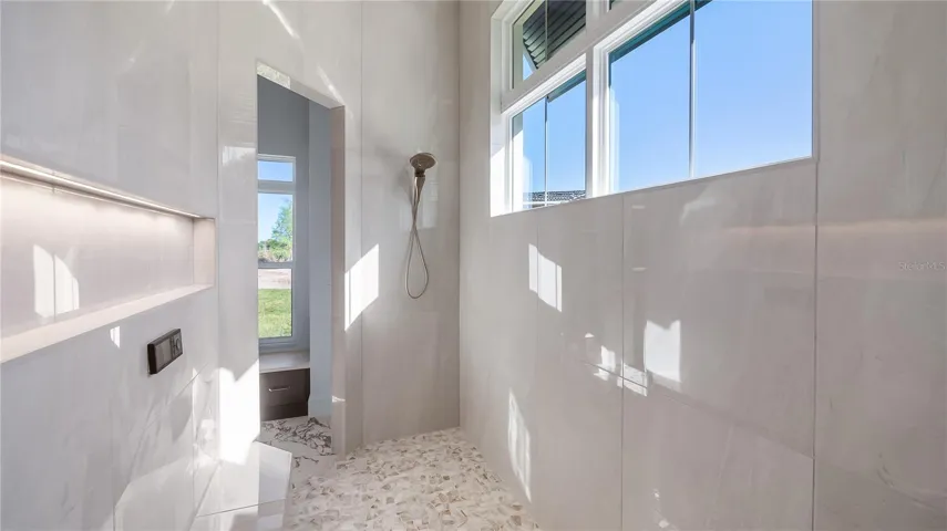 Primary walk-in Shower