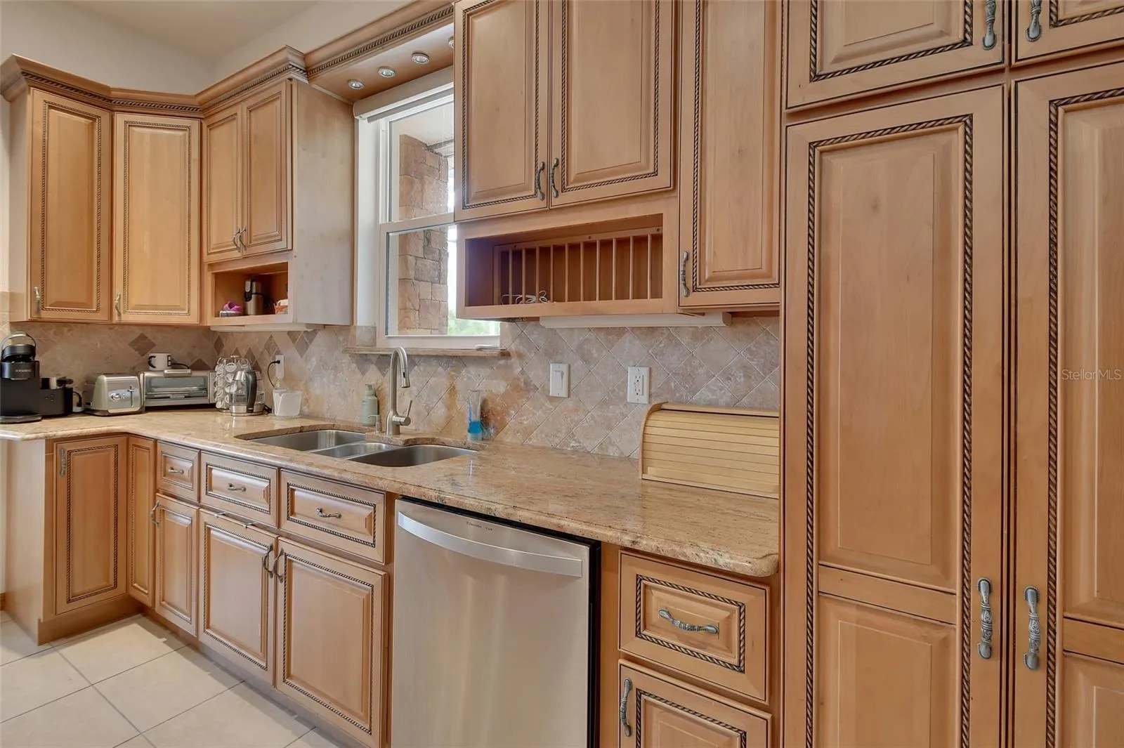 Kitchen view of main sink