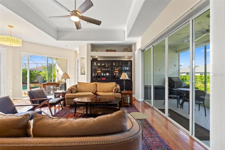 open concept family room