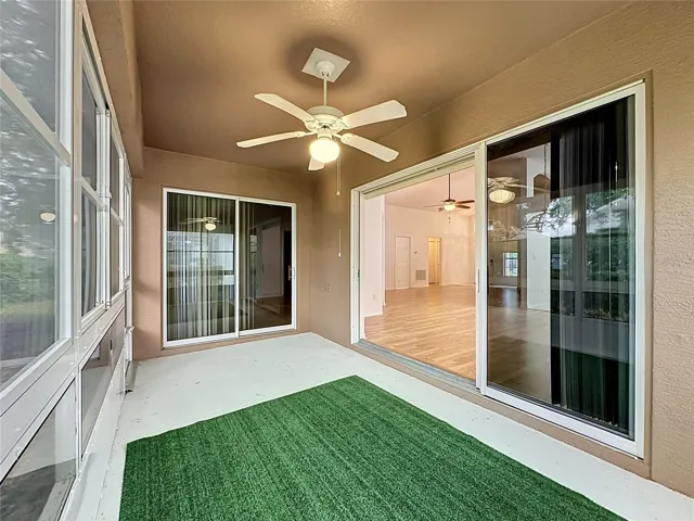 Lanai is enclosed