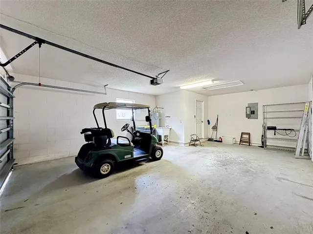 Garage- golf cart does not convey