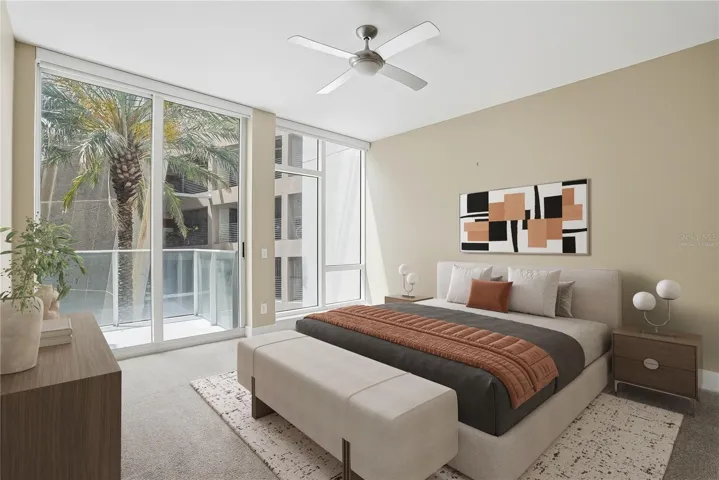 Primary Bedroom Virtually Staged