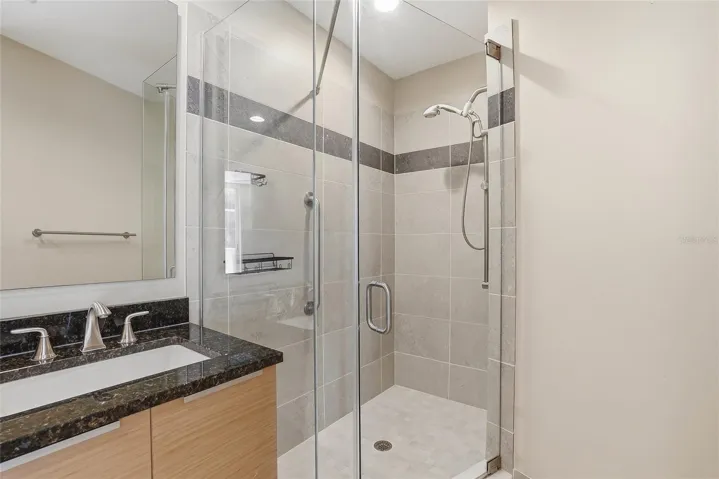 Large Step-In Shower