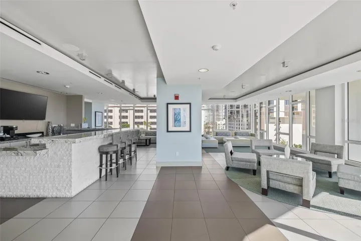 7th Floor Club Room. One of Two