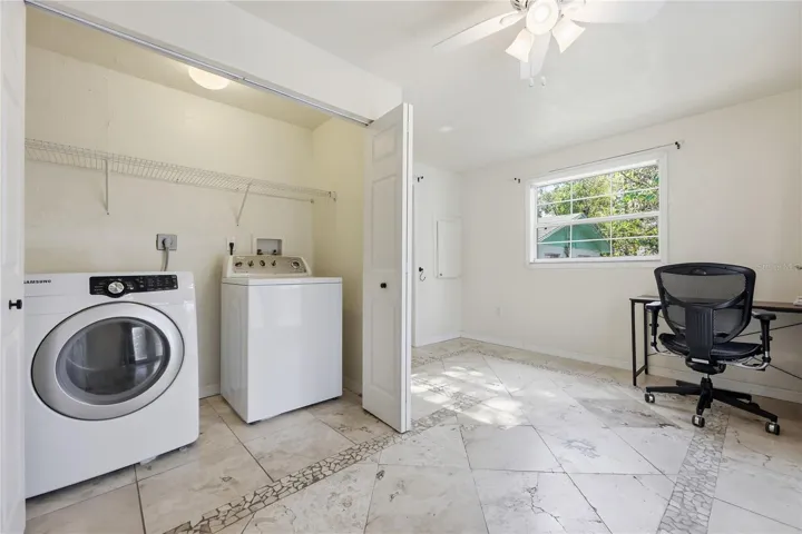 Laundry area