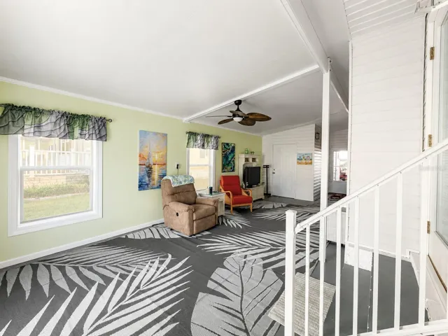 Bight Florida Room with Tropical Accents