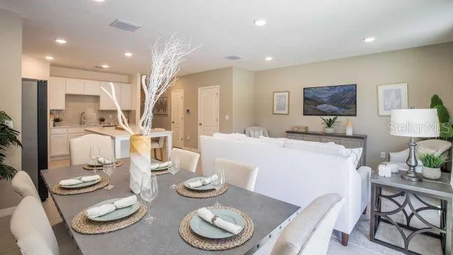 Model home - actual features may vary.