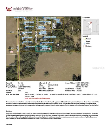 SUMTER COUNTY ARIAL