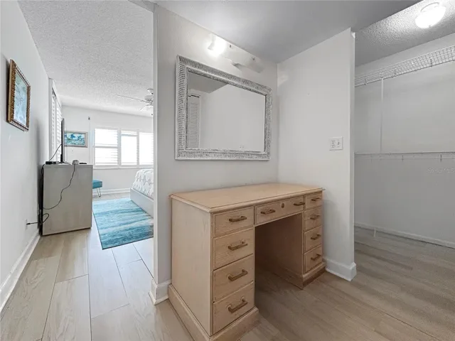 Entering primary bedroom