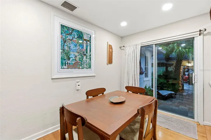 Eating Area, and Back Patio