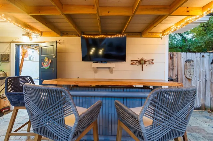 Back Patio bar