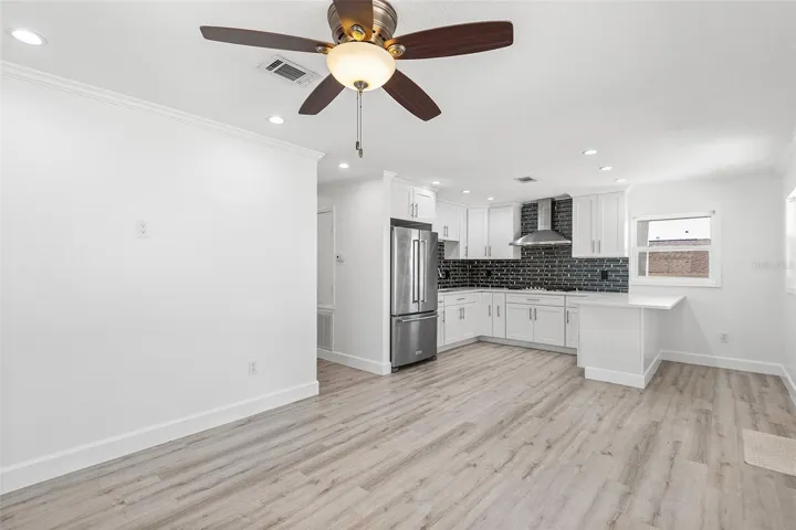 Living Room looking into Kitchen