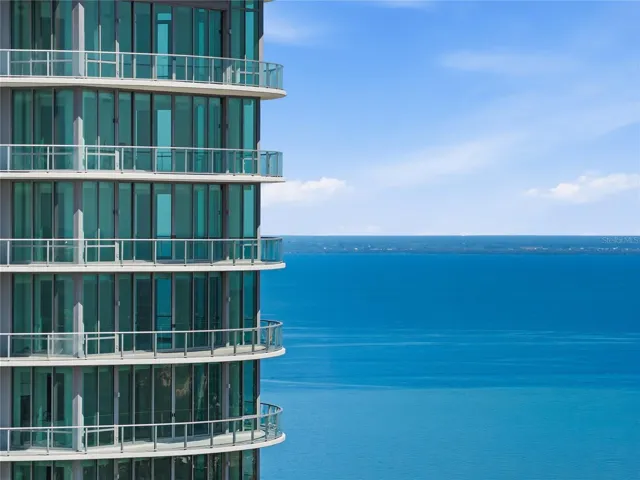 Iconic Tower Above Waterfront