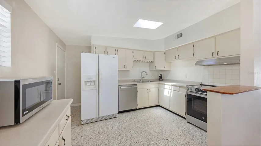 sky light in the kitchen