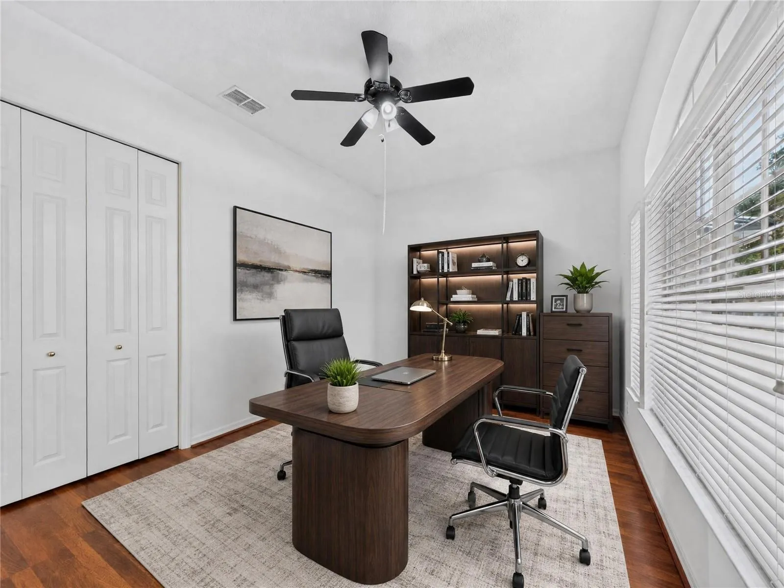 Virtually reimagined home office.