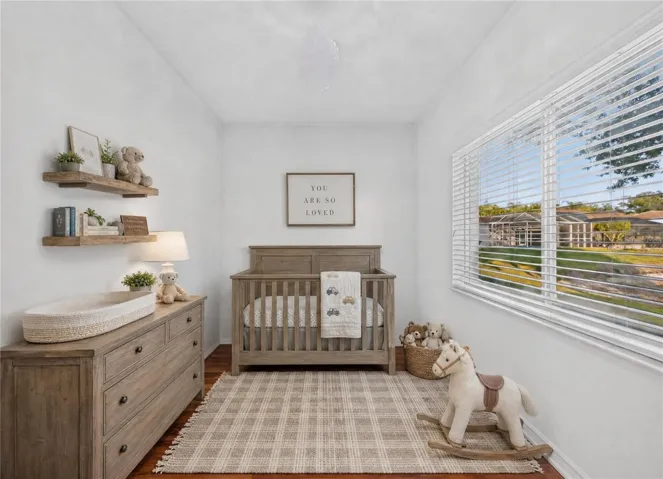 Prayer room virtually reimagined as nursery.