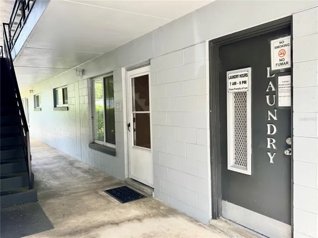 Backdoor/ Laundry Room