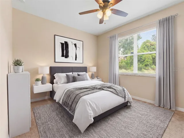 Virtually StagedBed 2 has conservation view
