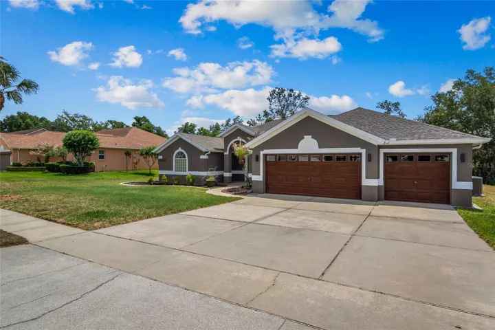3+ Car Garage, added depth, huge driveway